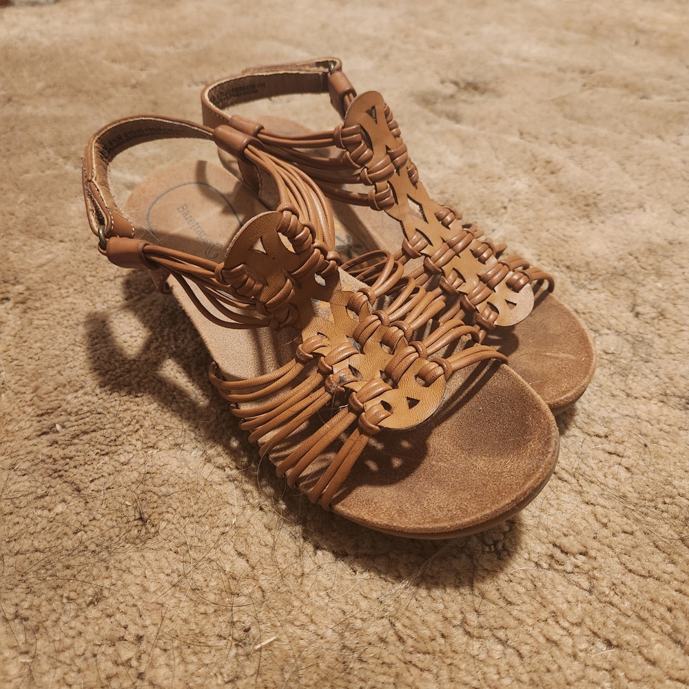 BareTraps Brown Strappy Sandals